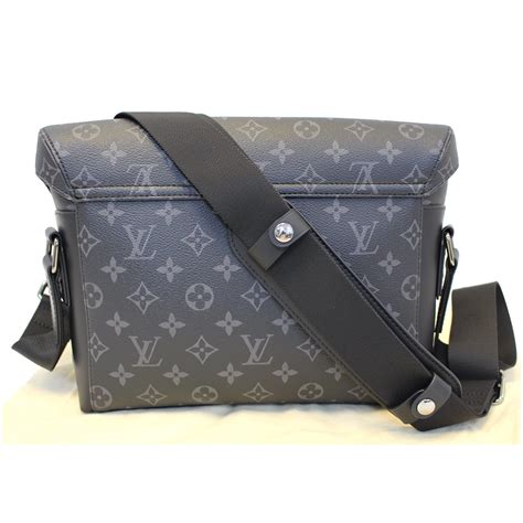 supreme louis vuitton black messenger bag|lv monogram messenger bag.